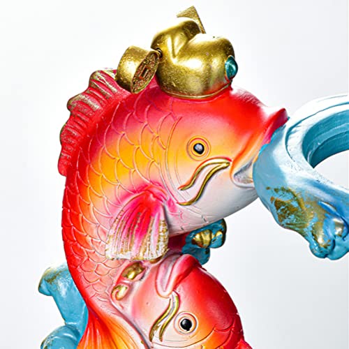 Mozeo Creative Full Semi-Automatic Tea Set Glass Lazy Kung Fu Teacup Set Heat-Resistant Tea Maker Pot Teapot (Fish Teapot A) #TOP4