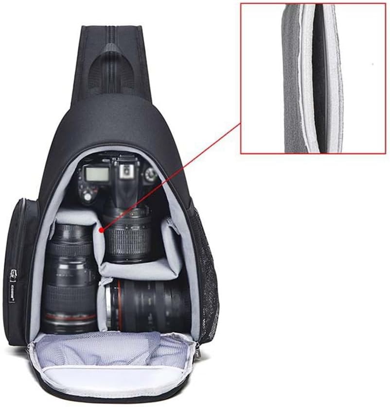 Outdoor Casual Lightweight Camera Bag Breathable Waterproof Camera Bag Single Shoulder Crossbody Camera Bag