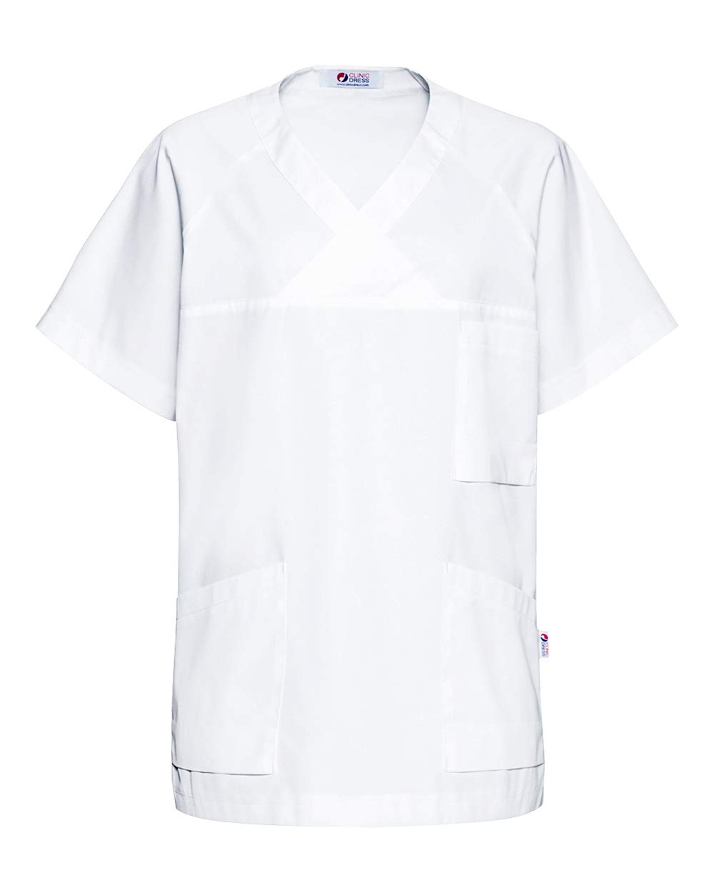 CLINIC DRESS Schlupfkasack - 3er Pack Herren Kasack V-Ausschnitt 95 Grad Wäsche SPARPACK