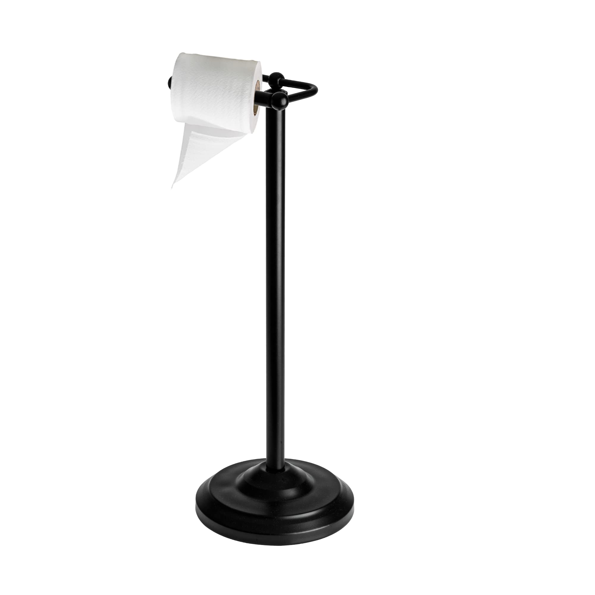 Blue Canyon Stainless Steel Toilet Roll Holder Black Free Standing Toilet Paper Holder With Storage, Toilet Paper Storage, Toilet Paper Roll Holder, Toilet Roll Storage, Toilet Paper Organizer
