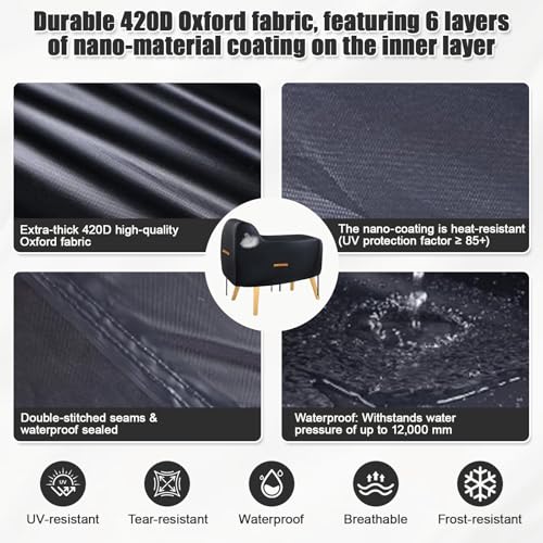 Abdeckung Holzpferd, Holzpferd Schutzhülle Wasserdicht 420D Oxford Stoff für Draußen Garten, Universal Holzpferd für Draußen Abdeckplanen mit Reflexstreifen und 2 Winddichte Schnallen