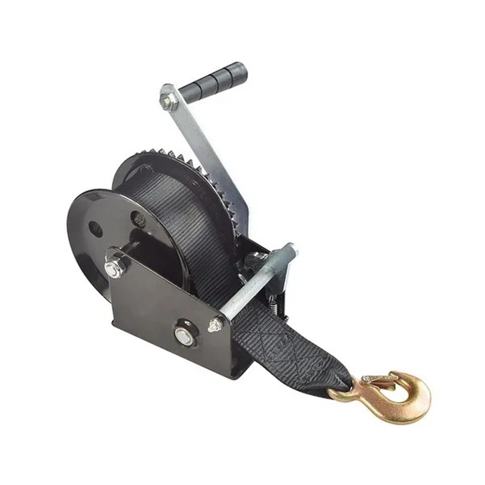 Argano manuale con capacità di 272,2 kg e cinghia in nylon da 6 m per un sollevamento efficiente in applicazioni esterne e pesanti