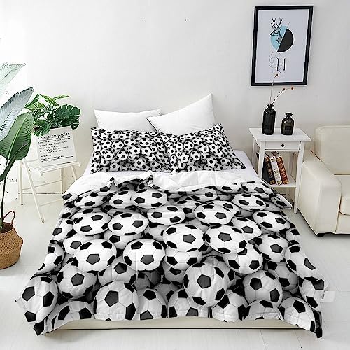 ANHOPE Unicorn Duvet Cover Set Soft Lightweight Microfibre 3 Piece Bedding Set with 2 Pillowcase Rainbow Unicorn Moon Flower Print Pattern All Season Kids Girls Quilt Cover with Zipper Closure Single