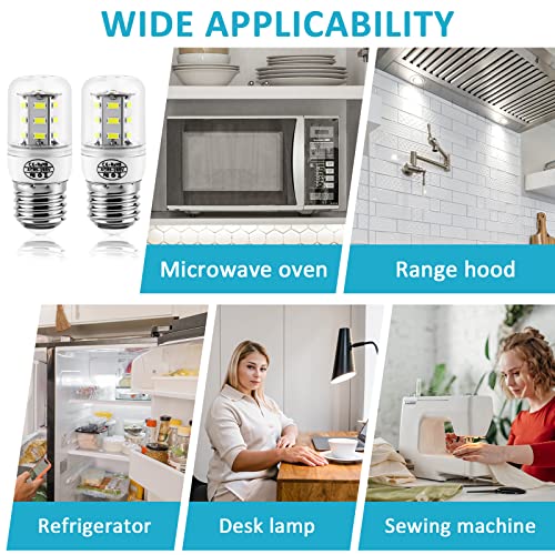 Miflus 5304511738 Light Bulb Appliance Light Bulb Kei D34L Refrigerator Bulb Frigid-Aire Refrigerator Led Light Bulb 3.5W Kei D34L Refrigerator Bulb(85V-265V White Light) Refrigerator Light Bulb #TOP6