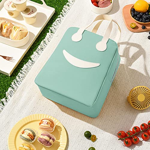Zhong Hua Insulated Lunch Bags For Women, Reusable Lunch Tote Box Leakproof Cooler Bag Lunchbag For Office Work Picnic Beach Workout, Green #TOP4
