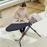 Foldable Ironing Board Standard Size, Iron Board Table Stand Foldable, Space-Saving Iron and Ironing Boards...
