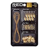 RED by Kiss Dreadlock Jewelry Complete Kit Braid Charms Hair Cuffs Hair Rings Metallic Cord for Women Hair Decorations (Kit 4)