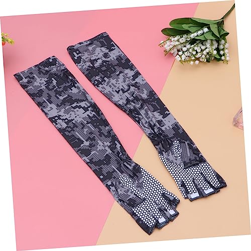 KOMBIUDA mangas de ciclismo bicicleta para homens mangas de braço de corrida bicicletas luvas de com