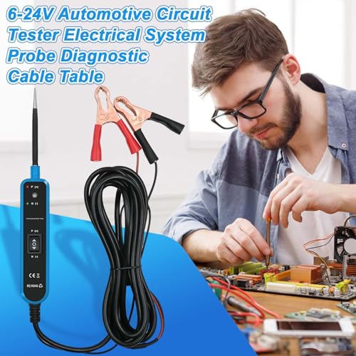 Comprobador de conductividad de alta precisión con cable de gran alcance 3