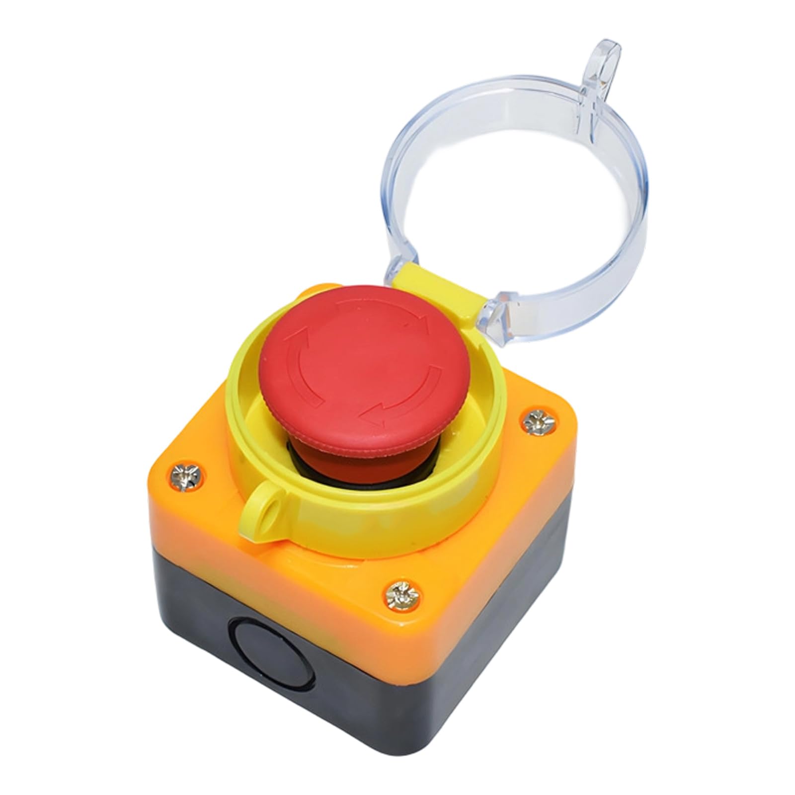 Robust Emergencies Stop Push Button with Clear Labeling & Effect Resistant Housing High Durability Stop Button for Motor Dustproof Change