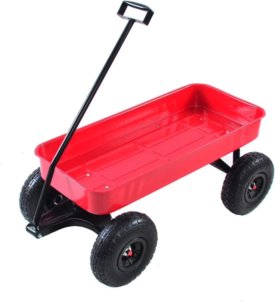 Wagon Cart All Terrain Pulling, Outdoor Garden Cart