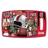 YouTheFan NCAA NC State Wolfpack Retro Series Cutting Board