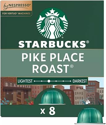 Starbucks Nespresso Vertuo Capsules - Medium Roast Pike Place Roast