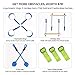 Flybold Obstacle Course for Kids - 40 Ft Ninja Warrior Slackline Kit with 8 Adjustable Obstacles - Tree Protectors, Twin Gear Ratchets, Carry Bag - Complete Outdoor Adventure Set