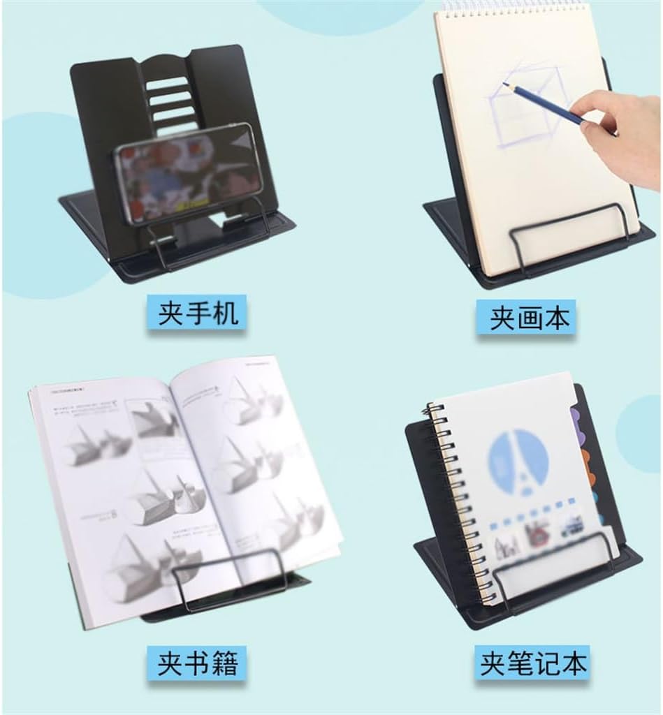 Reading Rack Upgrade Version of The Desktop See Bookshelf Metal Frame Eye Protection