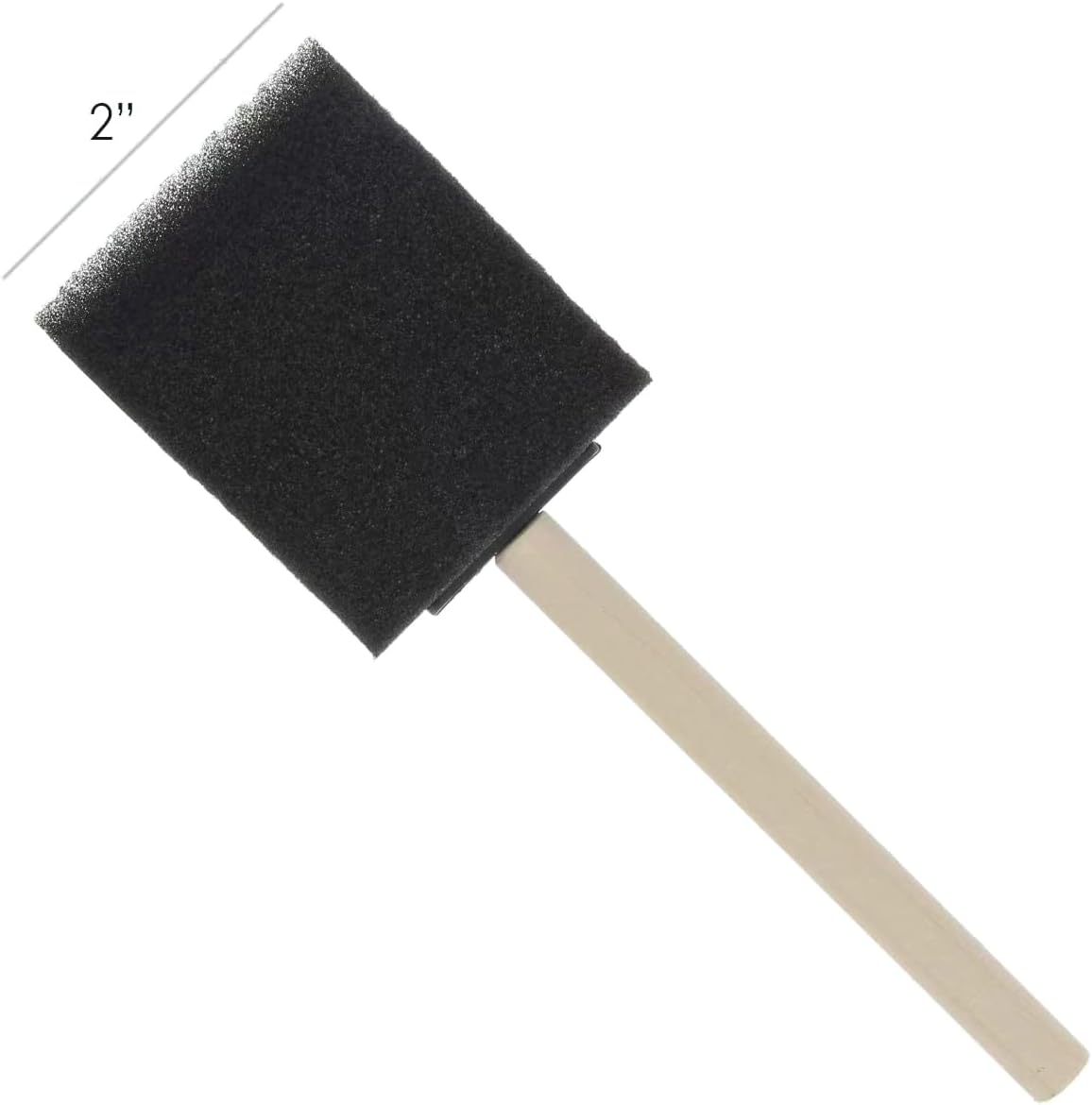 Artlicious Foam Brush Set - Pack of 50 Disposable, 1-inch Sponge Paint Brushes for Acrylic Painting, Staining, Varnishes & DIY Craft Projects - Art Supplies﻿ : Arts, Crafts & Sewing