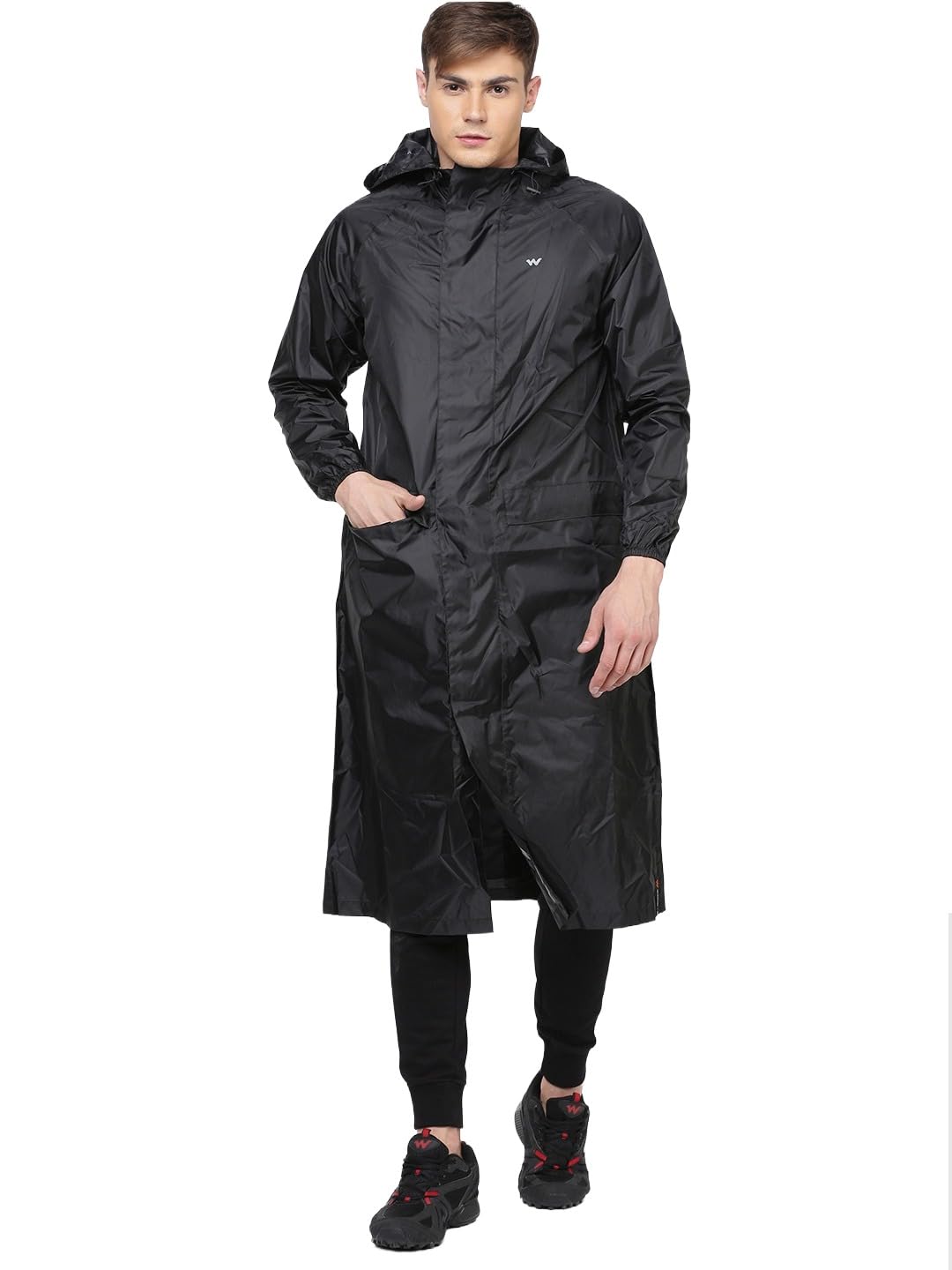 wildcraft Solid Waterproof Raincoat for Men & Women | Lightweight Hooded Rain Wear| Ideal for College| Office| Work| Travel-picture-22