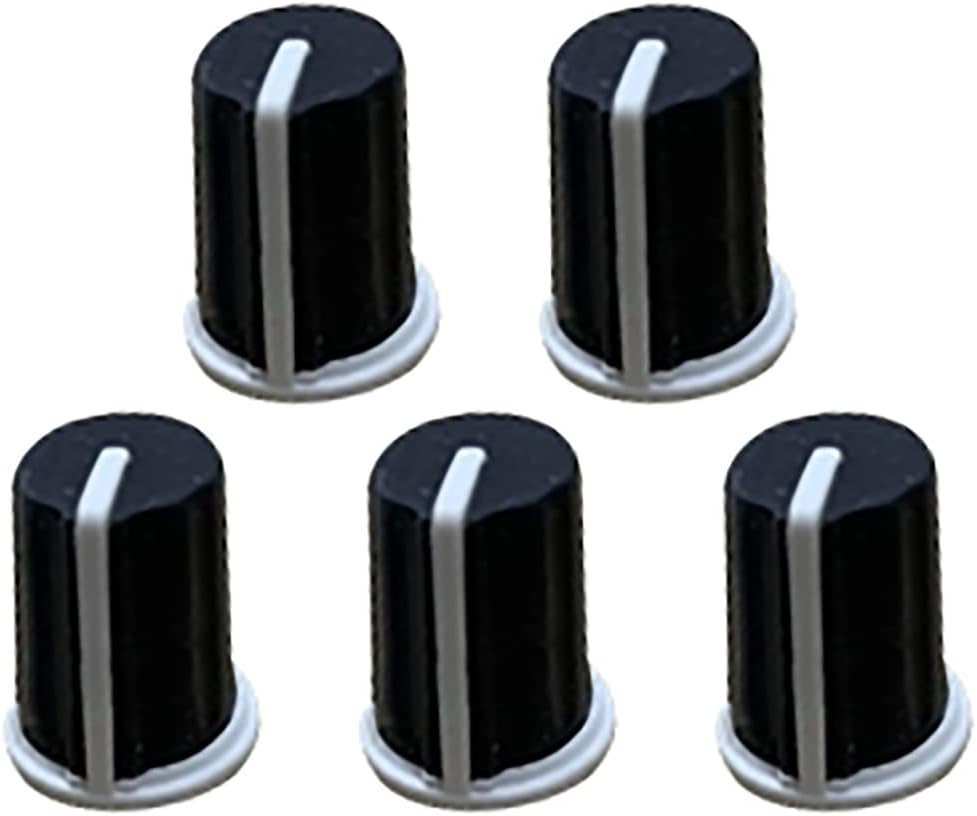 LICHIFIT 5pcs EQ Rotary Knob Replacement EQ Potentiometer Knob Push Rod Cap for Pioneer DJ Mixer Repair Part