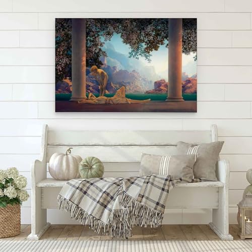 Poster Maxfield Parrish Aube décoration murale grand format pour chambre - 3