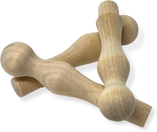 Miniatura 2 de Ganchos para tazas de café de abedul de 2.5 pulgadas, clavijas lijadas lisas sin terminar (paquete de 10)