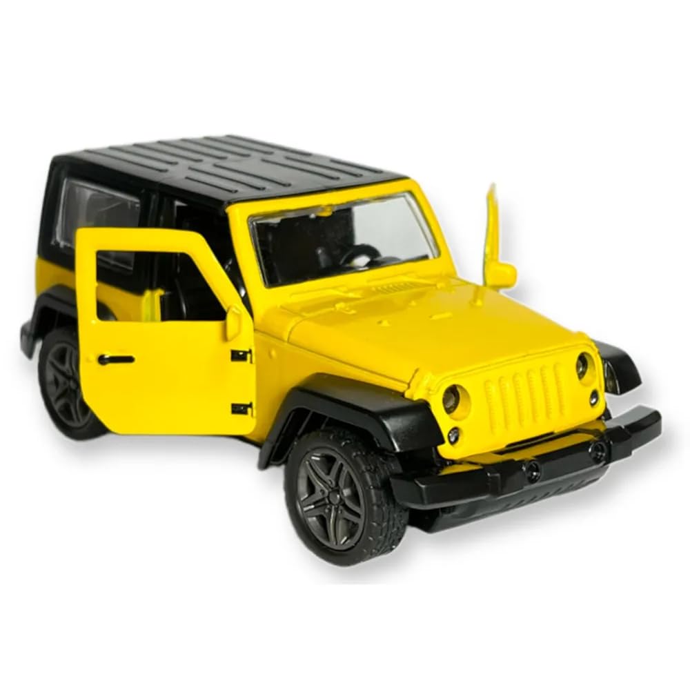 Mahindra Thar Hardtop Diecast Toy Car with Openable Doors 1:36 Scale - Multicolor (Yellow) (B0CW9QV1H6) Amazon Price History, Amazon Price Tracker