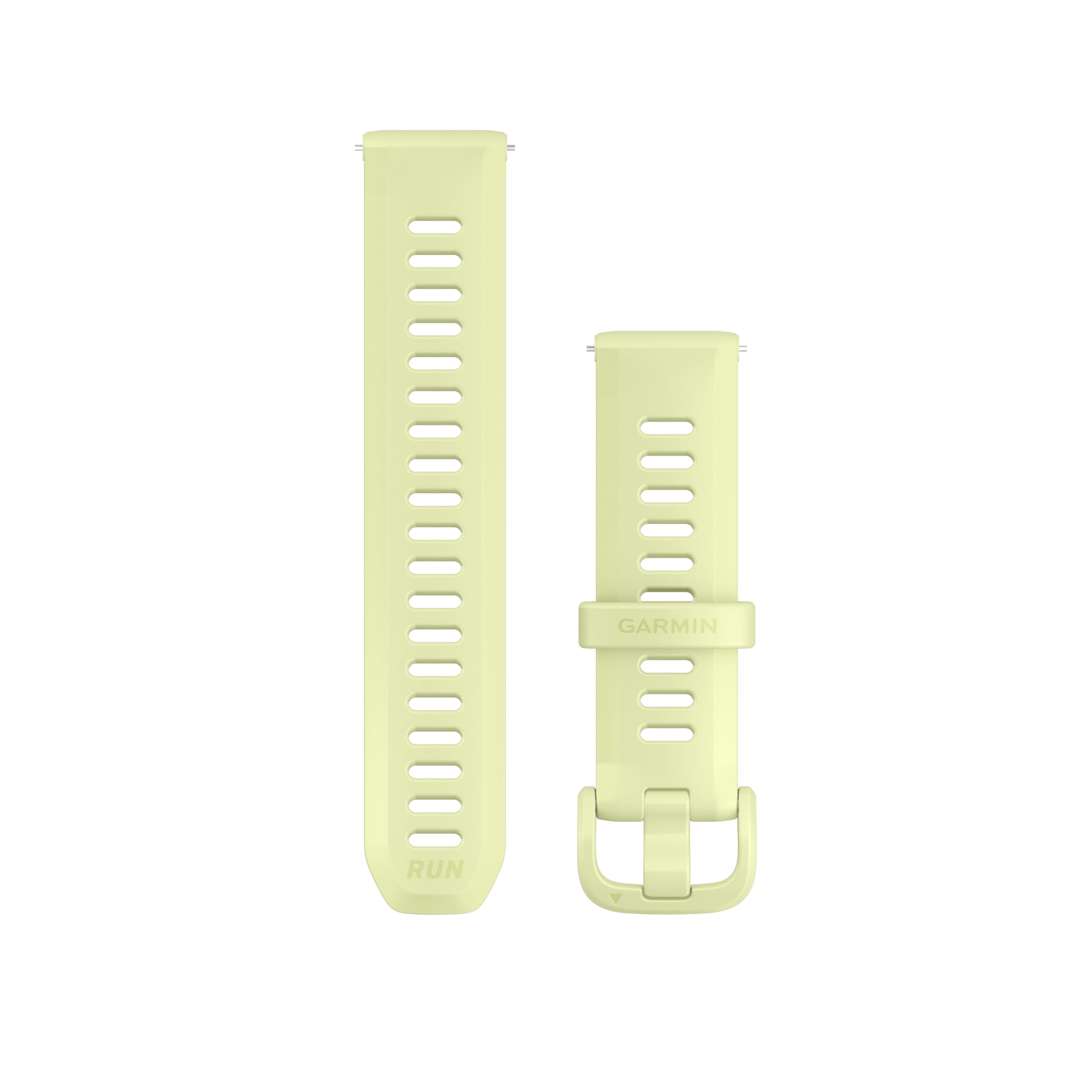 Garmin Bracelet de Montre Officiel Quick-Release, 20mm, Silicone, Citron | Bracelet de montre Garmin officiel, 20mm, compatible avec une sélection de produits, usage quotidien, résistant