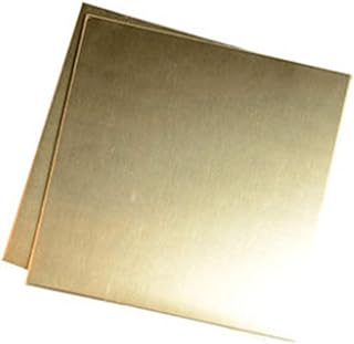 Zkenshan-Copper Sheet Brass Strip Copper Sheet Foil Metal Thin Plate Latten, Thick 0.8mm 1mm 3mm X 35mm X 50mm, High Purity and Durable (Specification : 35x50x1mm10pcs)