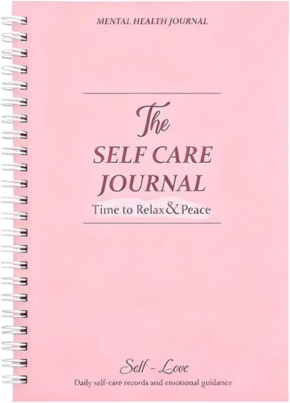 Wellness Journal | Wellness Guide Smooth Writing – Mental Health Journal Daily Planner,for Women Adult Recording Reflection Care Meditation Gratitude Improvement