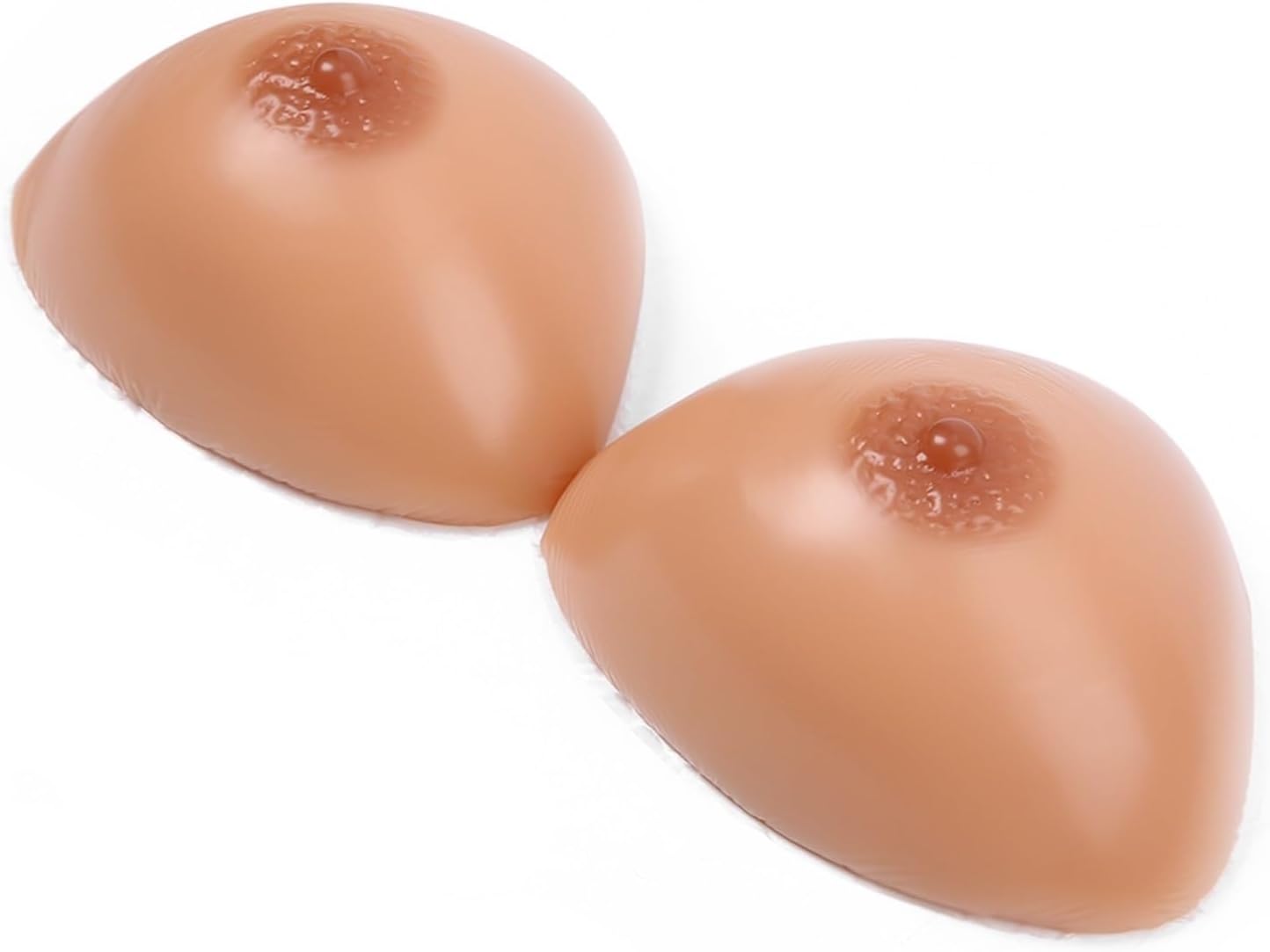 Silicone Bra Pads Breast Enhancer Chest Pads Gathering Removable Fake Boobs Suitable for Mastectomy Bikini Dresses Wedding,Brown-FF