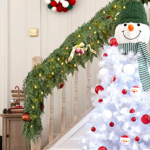 6-Ft Lighted Christmas Cedar Garland - 23.99 w/ Code + 40% Off Code 8VWHVJO8 - image 5