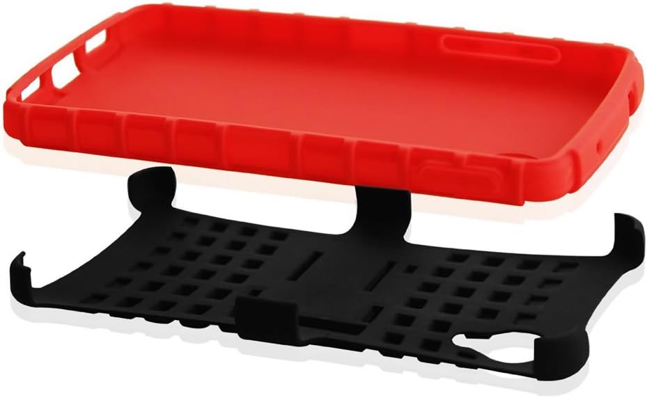 KAYSCASE ArmorBox Heavy Duty Cover Case for Google (LG) Nexus 5 Smart Phone (Red)