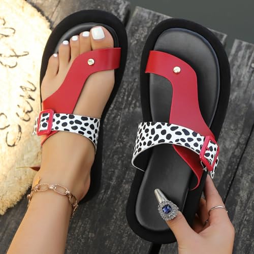 Summer Bunion Orthopedic Sandals For Women,Comfy Hallux Valgus Beach Flip Flops,Women's Casual Arch Support Orthotic Slippers2