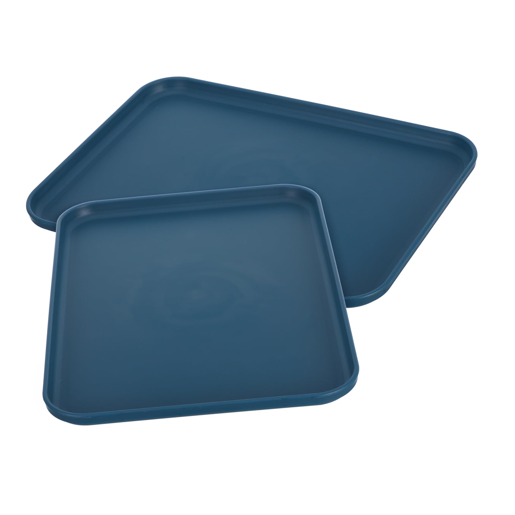 Bandeja rectangular de plástico PRETYZOOM pack de 2 para hostelería 1