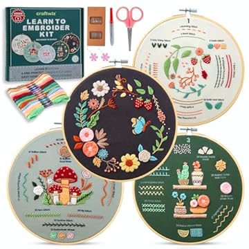 beginner embroidery kits for adults