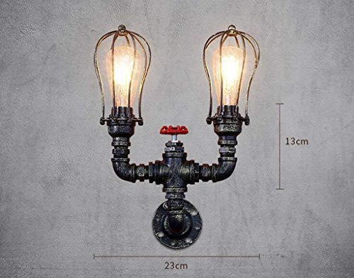 Lámparas de decoración de pared industriales para una sala de estar rústica 5