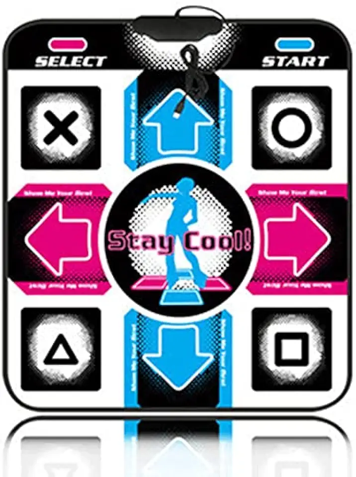Máquina de dança de jogo, tapetes de dança eletrônicos, tapete de ioga, tapete de dança musical, PVC Wear USB Dance Step Mat Cobertor de dançarino, jogos de alta sensibilidade
