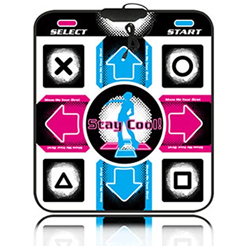 Dance Mat for Kid/Adults,PVC Nonslip WearResistant USB Dancing Step Pad Dancer Blanket,Compatible for Laptop PC Video Game,High Sensitively Gaming Experience by Mugast - Used condition - CA$32.08