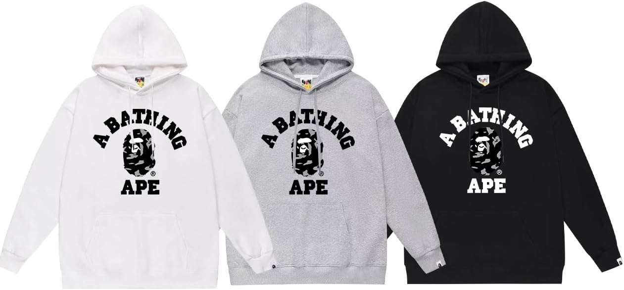 エイプ APE SC717 メンズ パーカー Fashion Hoodieトレーナー 長袖 パーカー 男女兼用 春服 秋服 冬服