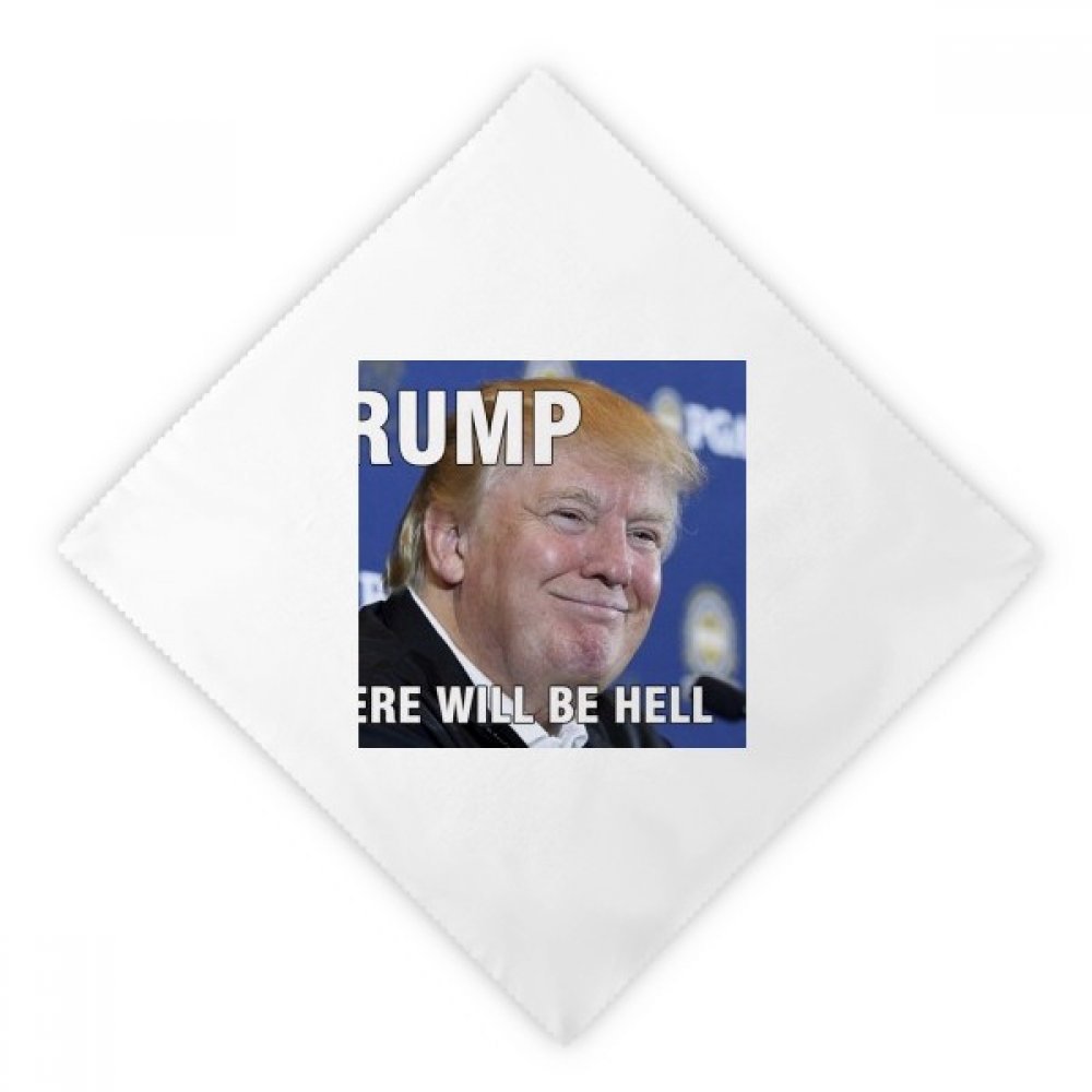 Serviettes Trump en tissu cadeau insolite pour passionnés de politique américaine lot de 2