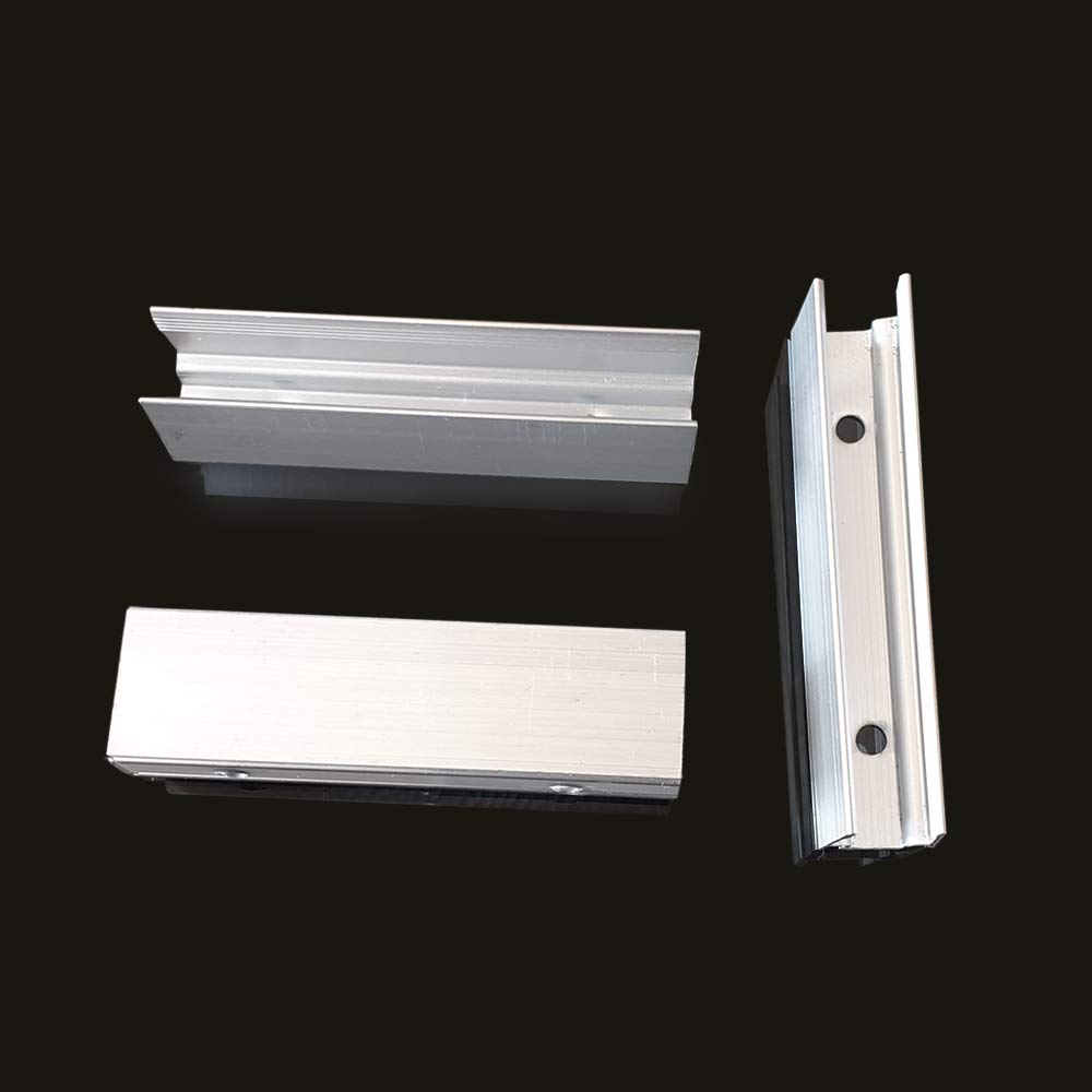 Clip di fissaggio per strisce LED in silicone da 100 pezzi 8/10