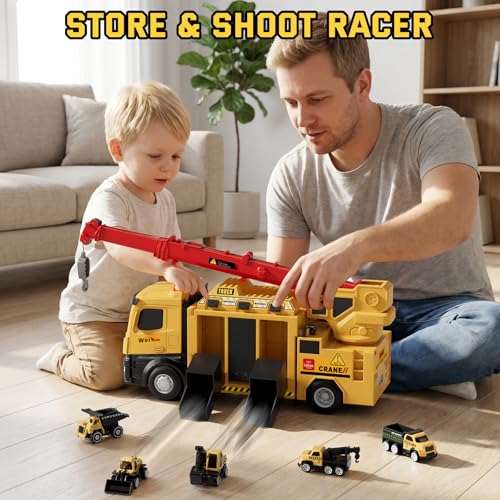 Lehoo Castle Construction Crane Truck Toys for Boys 3 4 5 Year Old by Lehoo Castle - Used condition - Image 5
