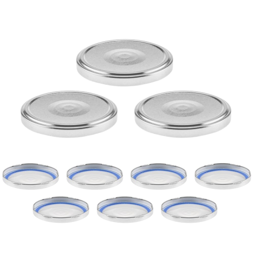 Lot De 10 Couvercles Twist-Off Pour Bouteilles En Verre TO48 (Ø43mm) - Sans BPA/PVC, Blueseal, Pasteurisables, Fabriqués En Allemagne