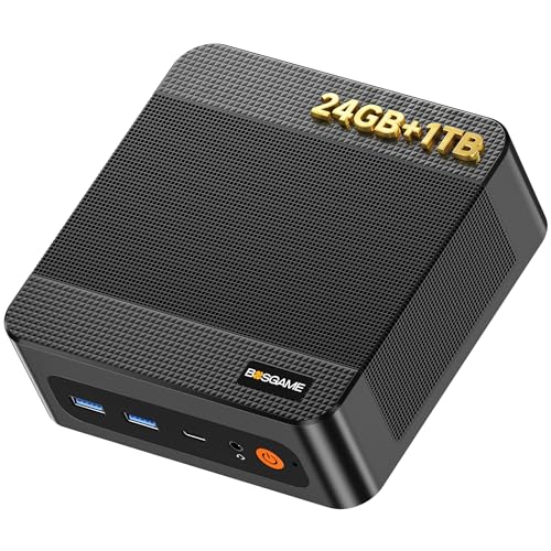 BOSGAME P6 Ryzen 9 6900HX Mini PC, 24GB LPDDR5X 4800MHz 1TB PCIe4.0 NVMe SSD Mini Computers, Dual LAN, AX210 Wi-Fi 6E, BT 5.3, Triple Display 4K, Light Gaming | Home | Office | Business Great Value PC