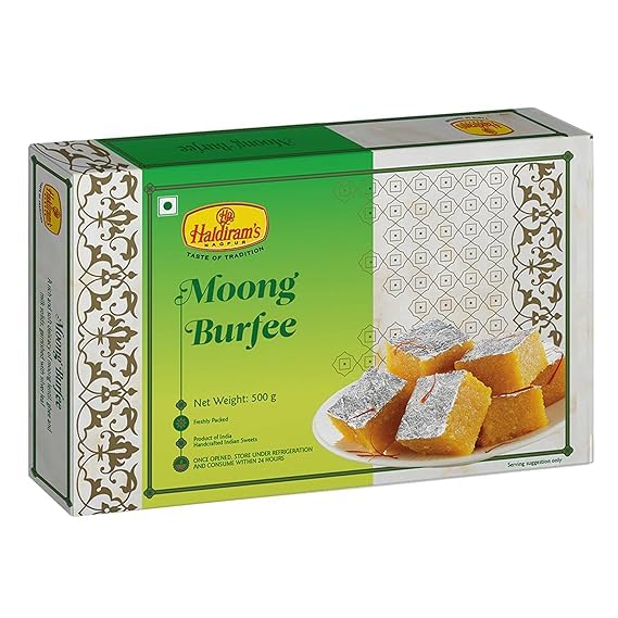 Haldirams Nagpur Moong Burfee 500gm (B0CQ21P3RD) Amazon Price History, Amazon Price Tracker