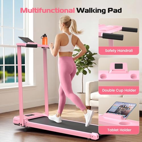 Image of ANCHEER Walking Pad with Incline-Under Desk Treadmill for Home /Office