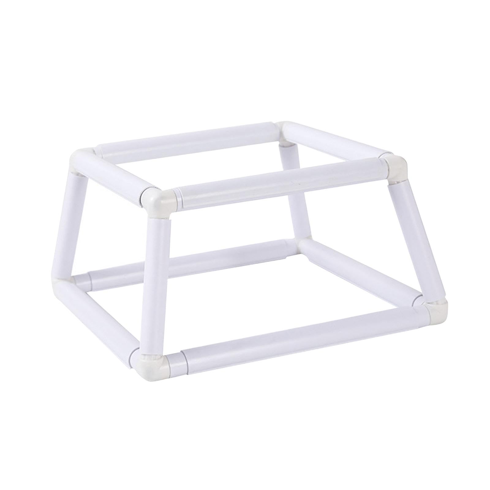 MYCENSE Cross Stitch Rack Embroidery Frame Lap Stand Multifunction Lap Stand Combo Hoop Hoop Holder, White Small