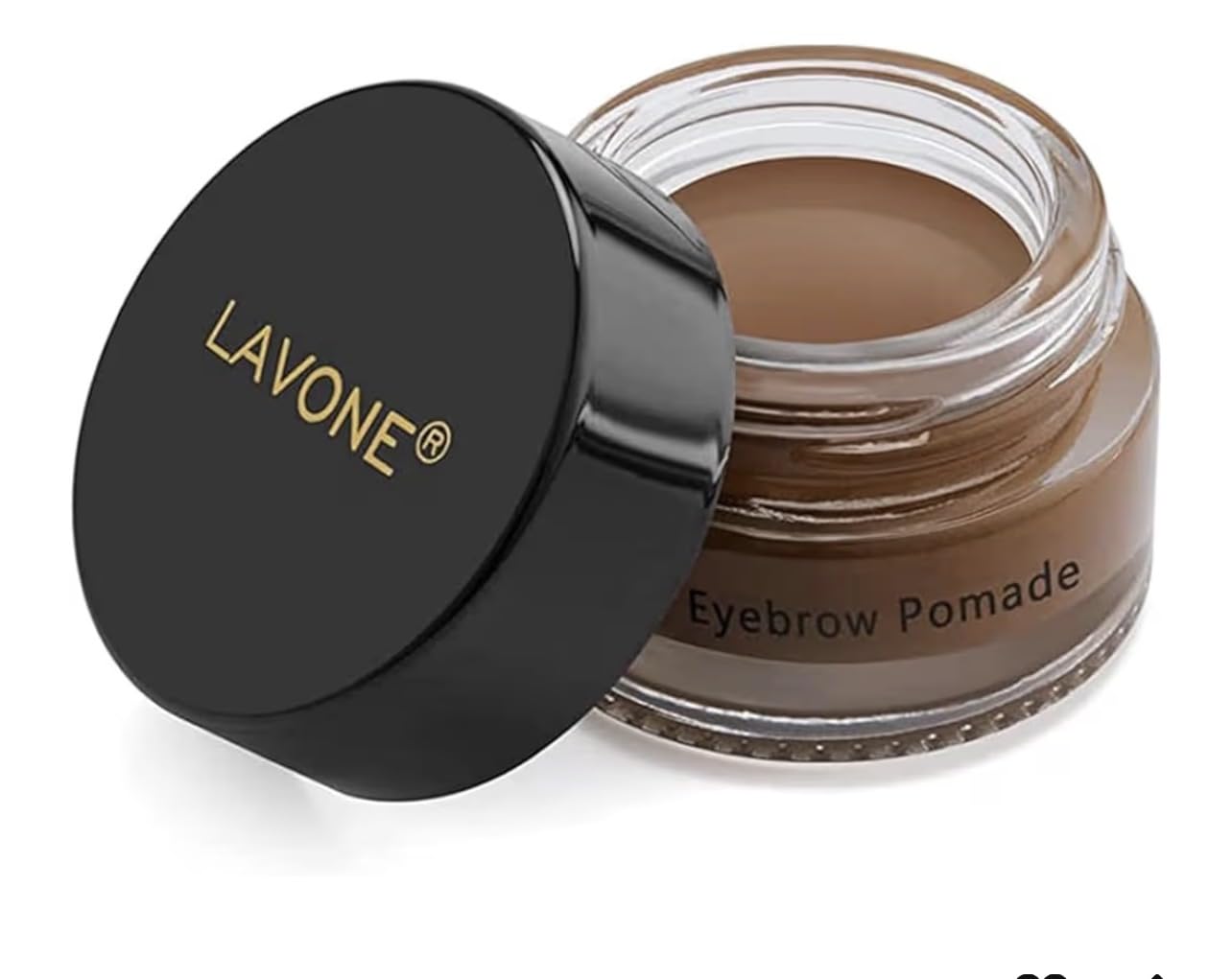LAVONE Eyebrow Pomade - Waterproof Brow Pomade for Long-lasting Results,Smudge Proof and Sweat Resistant Formula,Natural Eyebrow Makeup for All Skin Types and Tones - Dark Brown