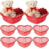 Bokon 6 Pcs Valentine's Day Heart Shaped Basket...