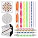Mandala Dotting Tools for Painting Rocks - Plus Stencil, White Pencil, Paint Tray, Pattern