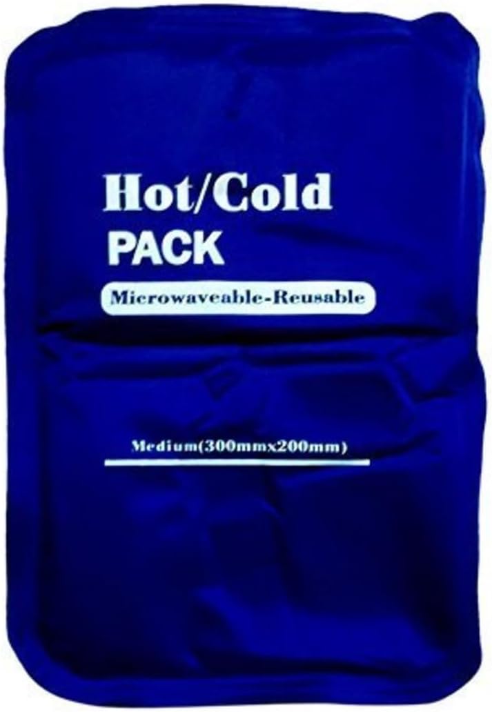 Reusable Hot and Cold Ice Pack for Pain Relief - Medium | Soft and Flexible Gel for Injuries and Pain Relief | Cold Ice Gel Pack for Shoulders, Knee, Back, Neck